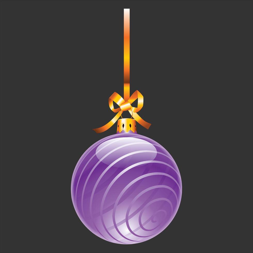 Collection of Christmas Ball Decorations Illustrations Background vector
