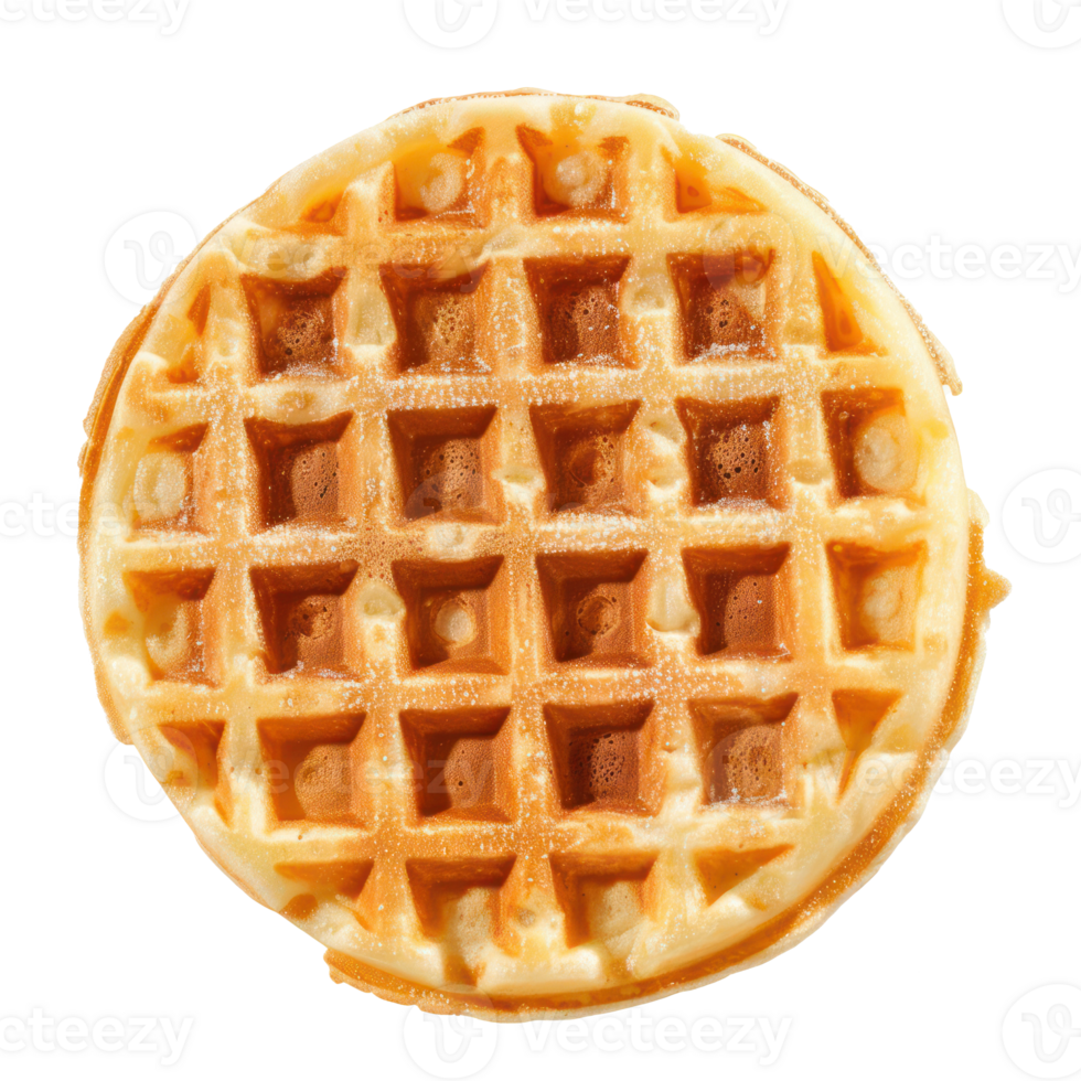 waffle isolate on transparent background png