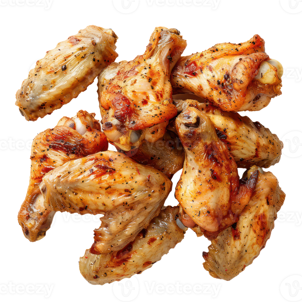 chicken wings on a transparent background png