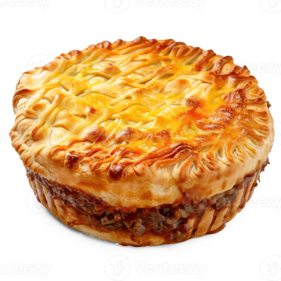 a meat pie on a transparency background png