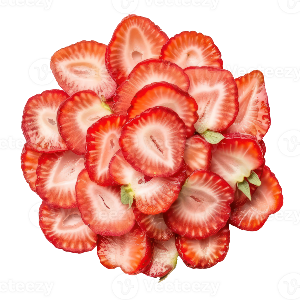 a bunch of strawberries on a transparent background png