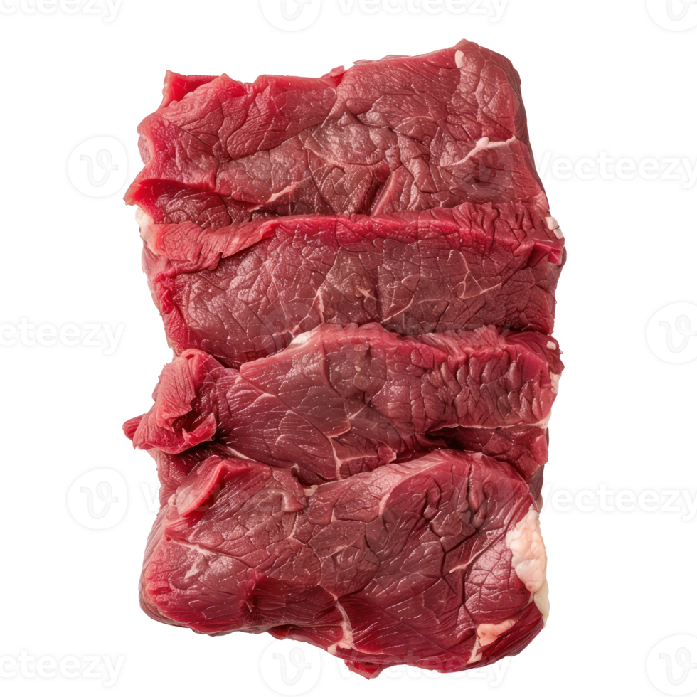 raw beef steak on a transparent background png