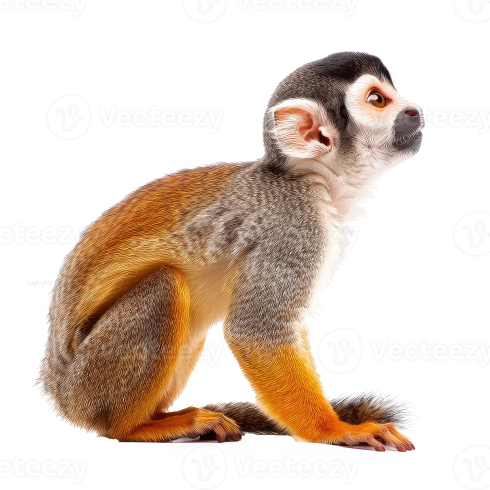 a monkey sitting on a transparent background png