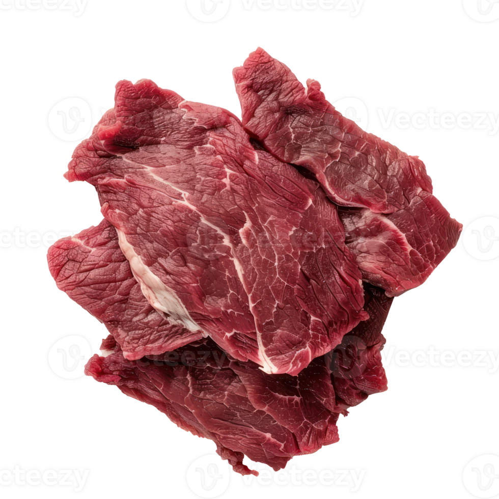 raw beef on a transparent background png