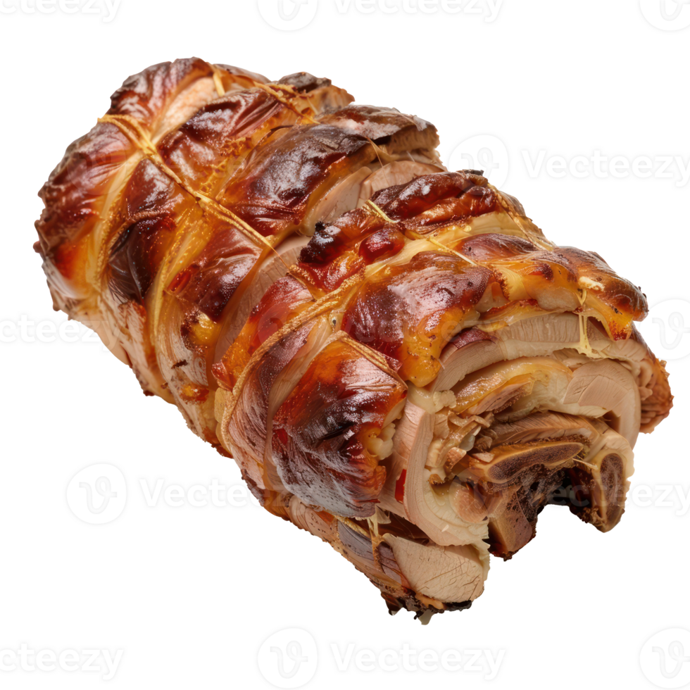 pork roast on a roll on a transparent background png
