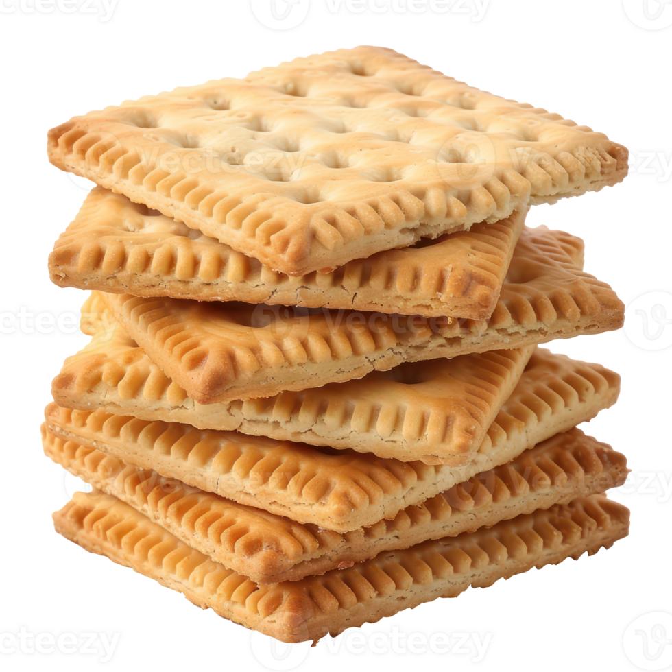 a stack of crackers on a transparent background png