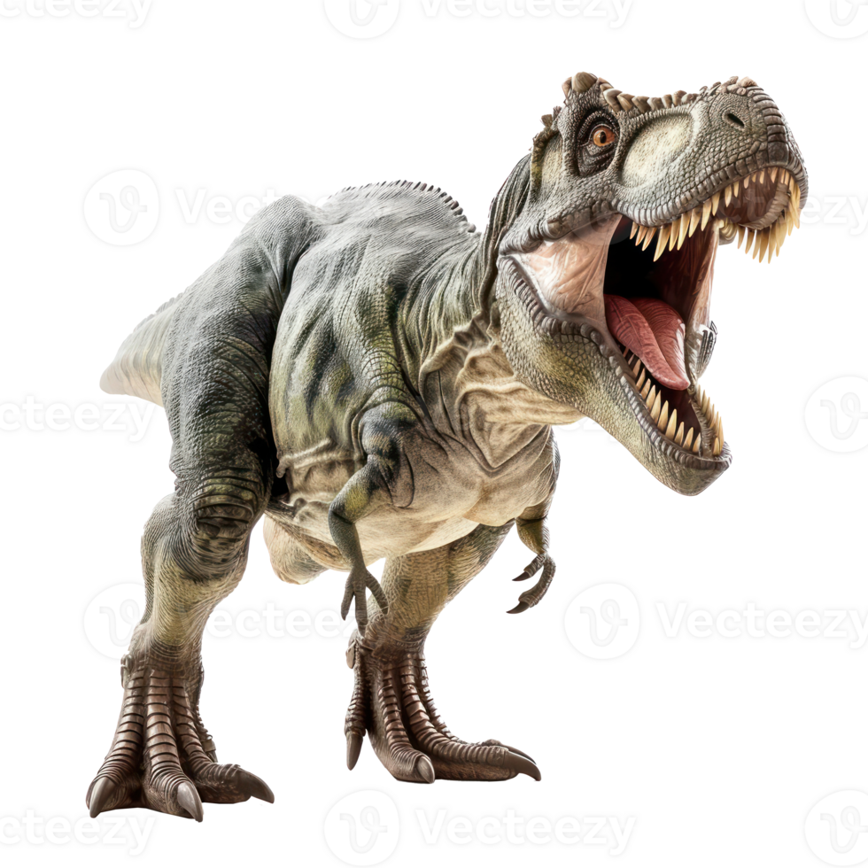 tyrannosaurus rex dinosaur isolate on transparent background png