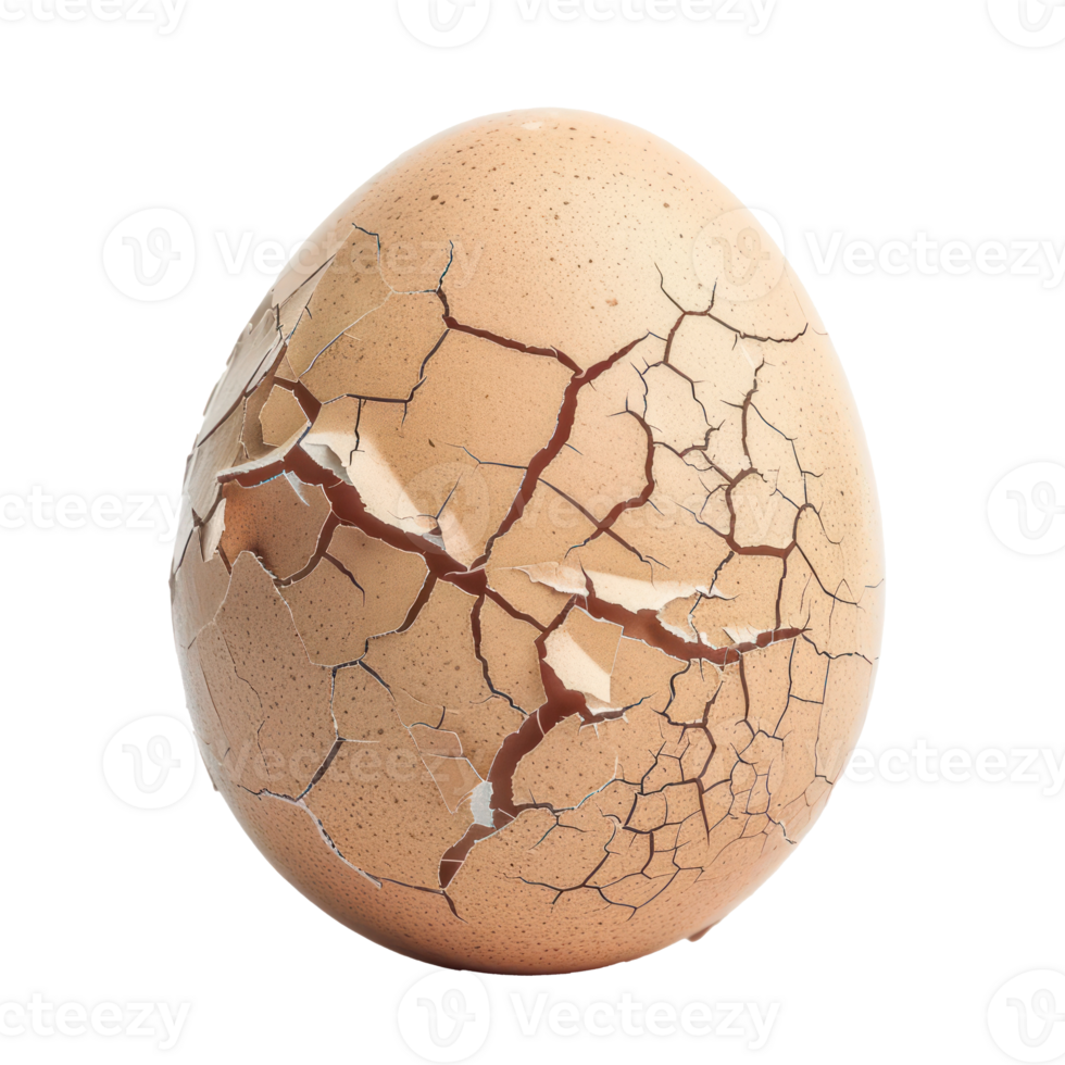 cracked egg on transparent background png