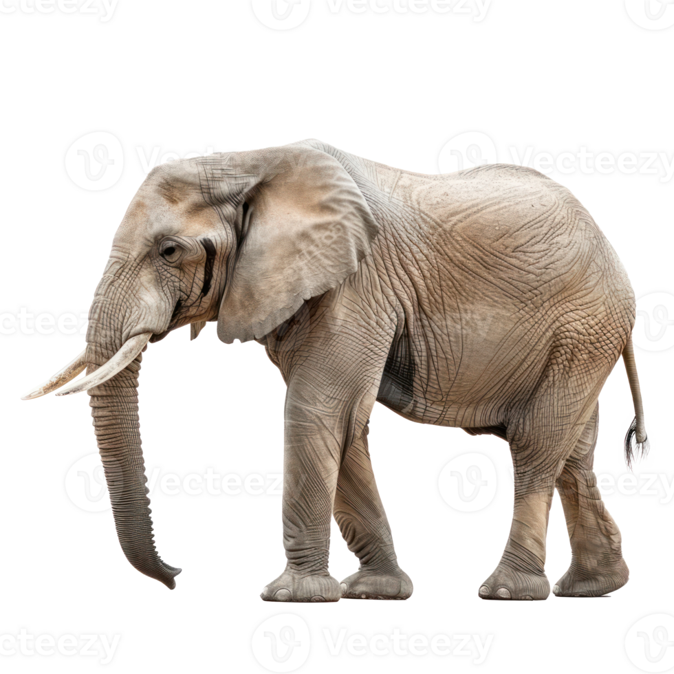 elephant standing on a white background png