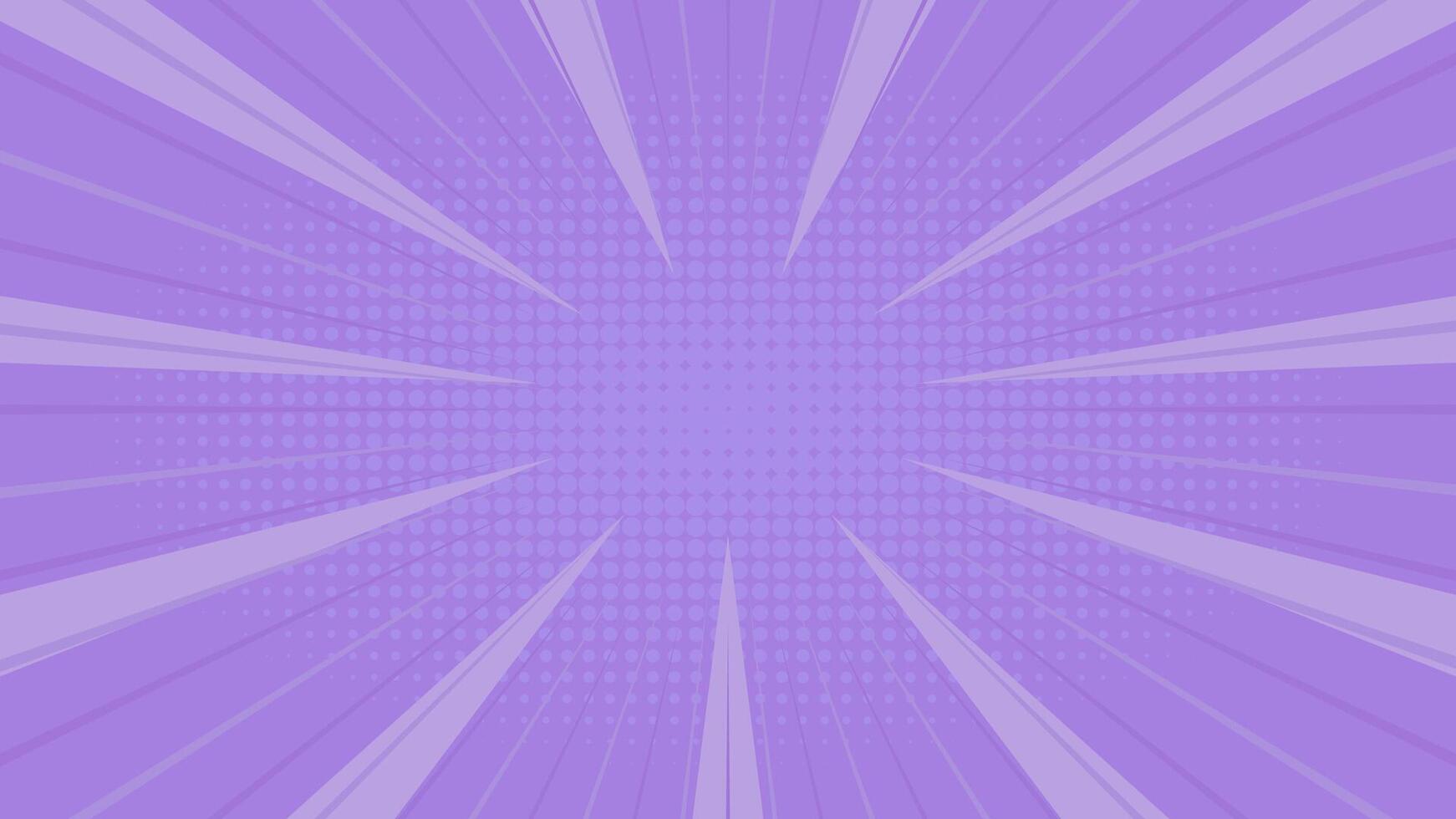 Fast purple comic background with halftone gradient and pop. illustration. Suitable for comics, prints, wallpapers, posters, etc. vector
