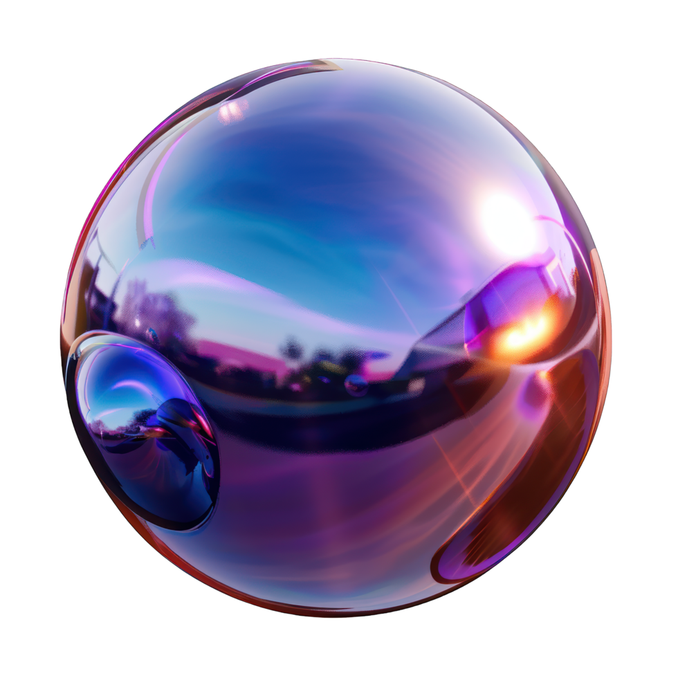 Round purple shiny object transparent background png