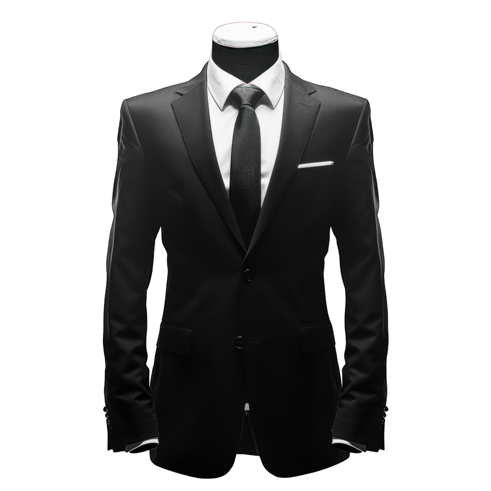 black suit transparent background png