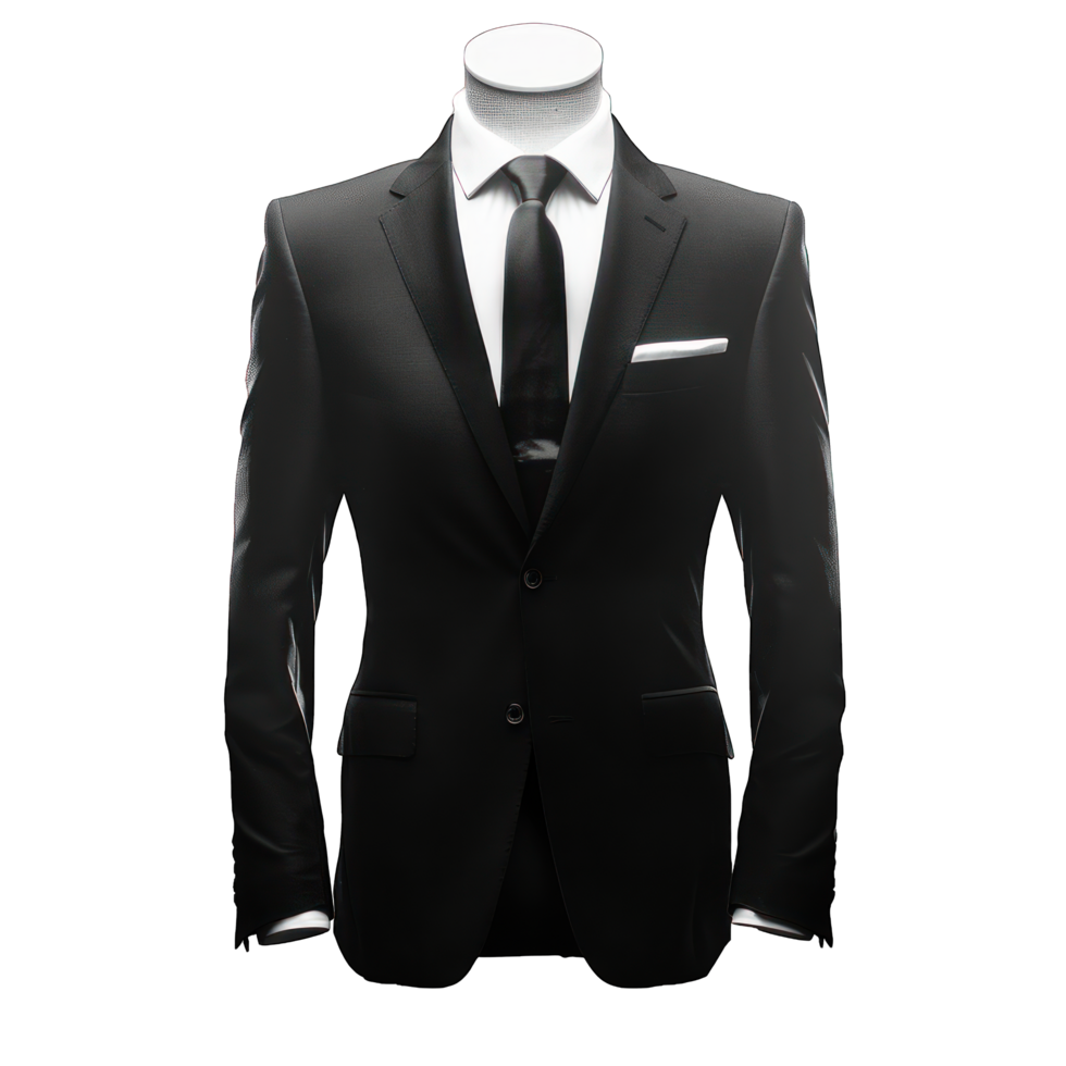 black suit transparent background png