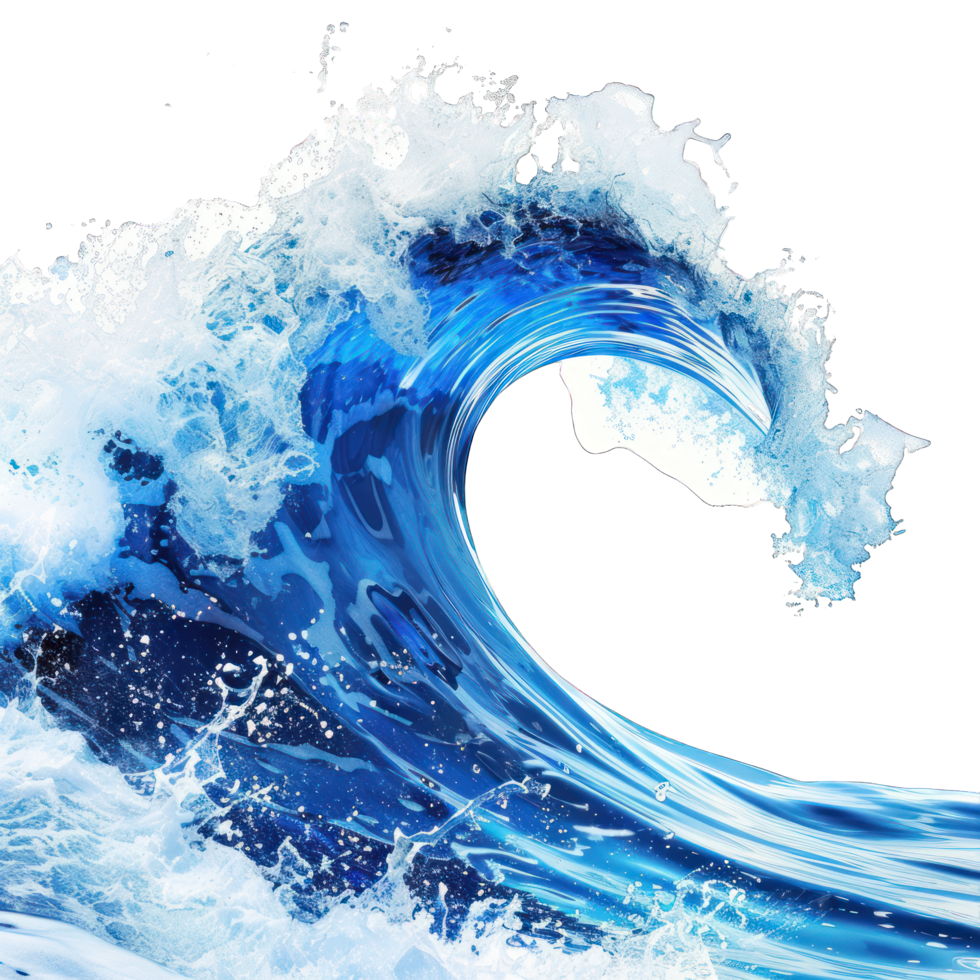 waves of water transparent background png