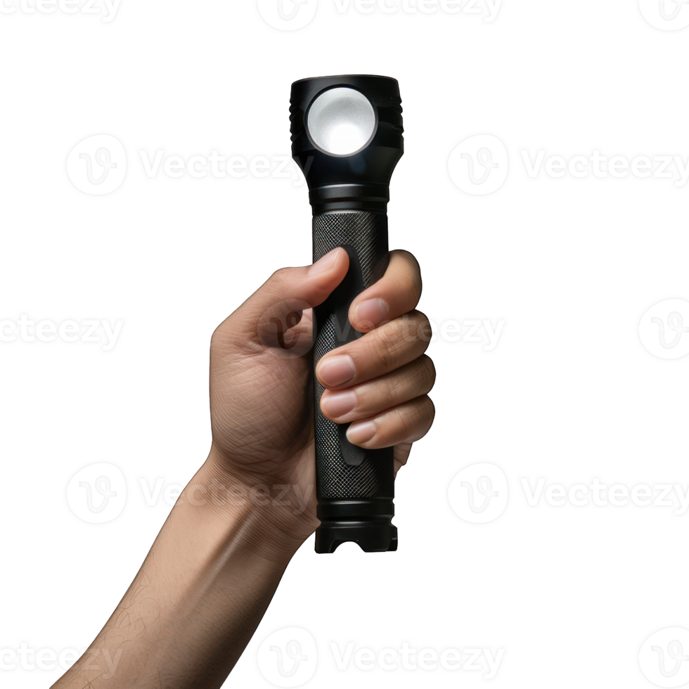 torch on human hand transparent background png
