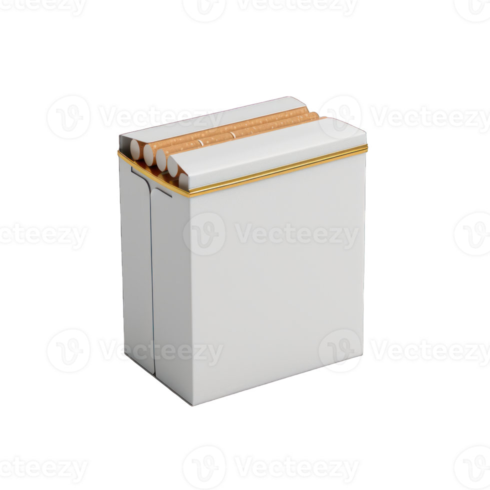 box of cigarettes transparent background png
