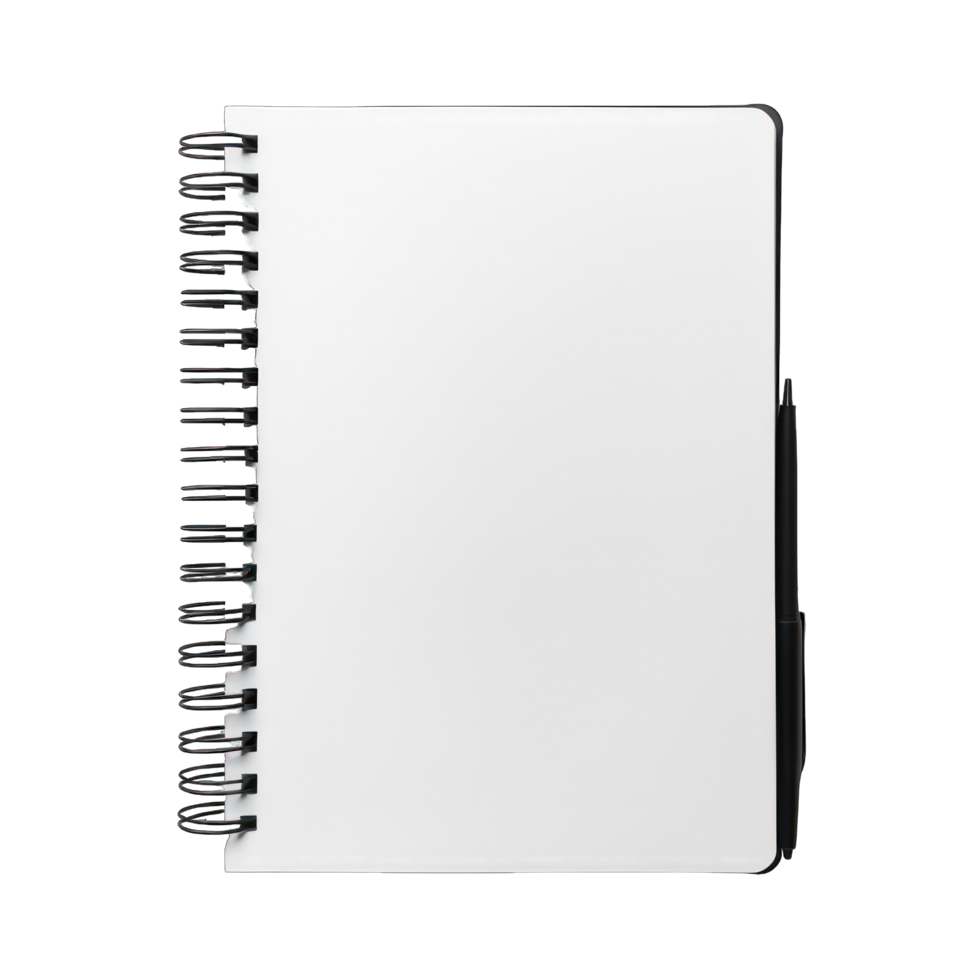new ring binding diary transparent background png