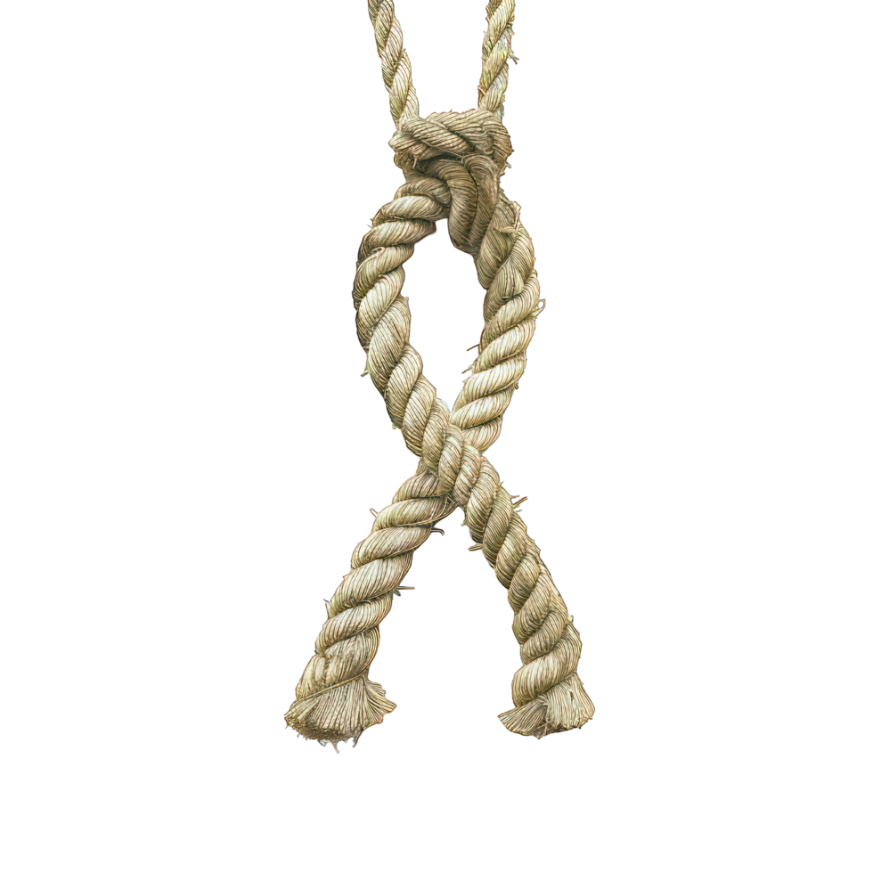 knotted rope transparent background png