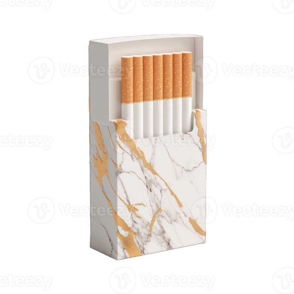 box of cigarettes transparent background png