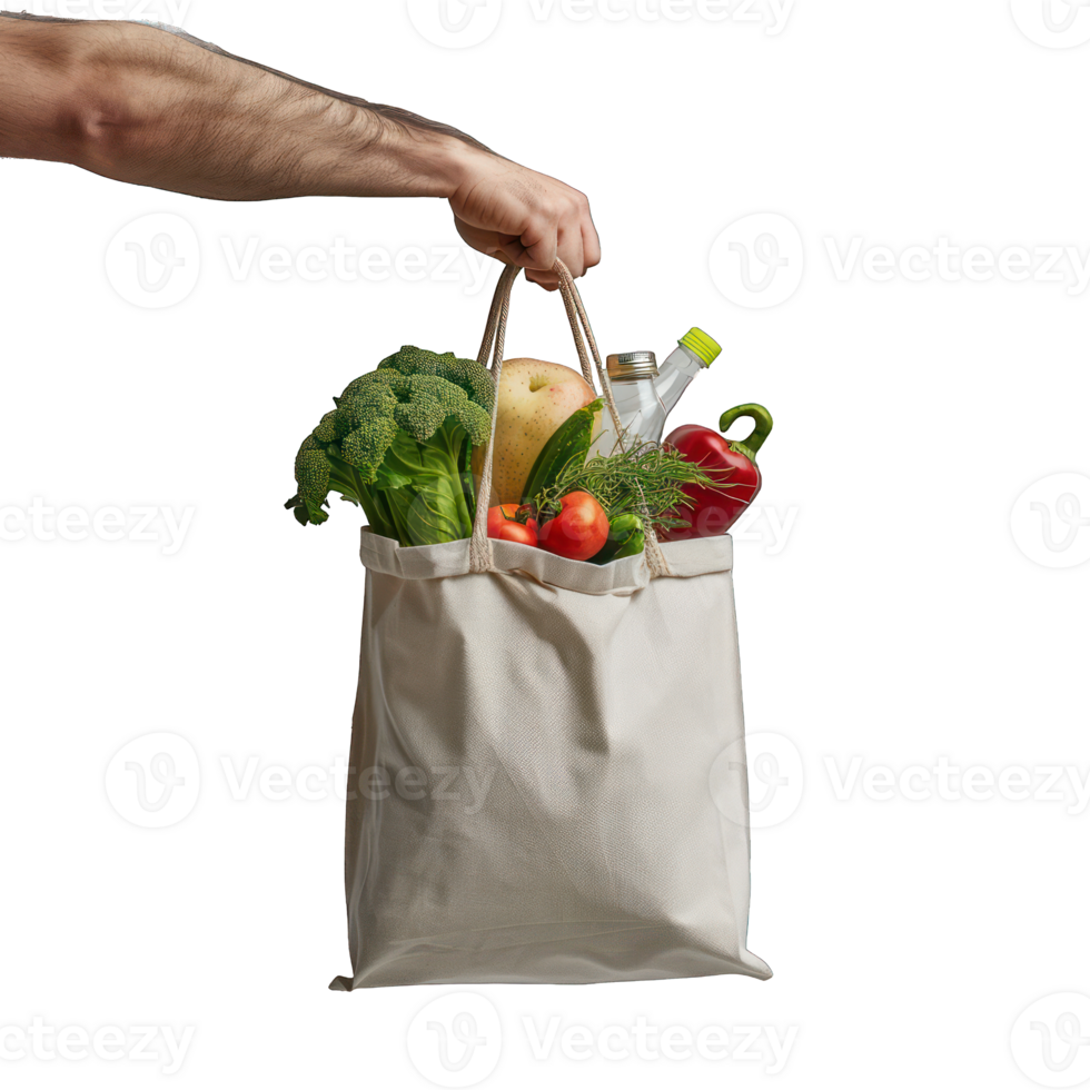 person's hand handling grocery transparent background png