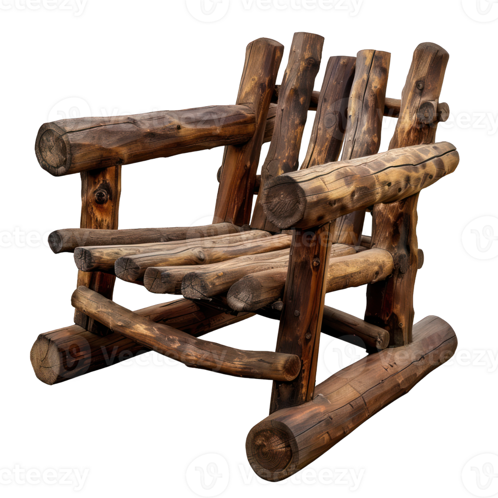 old wooden chair transparent background png