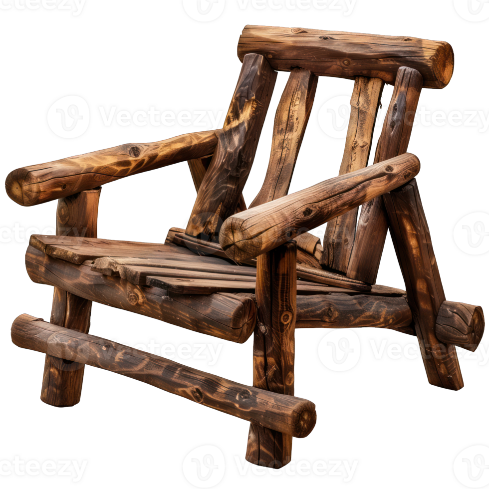 old wooden chair transparent background png