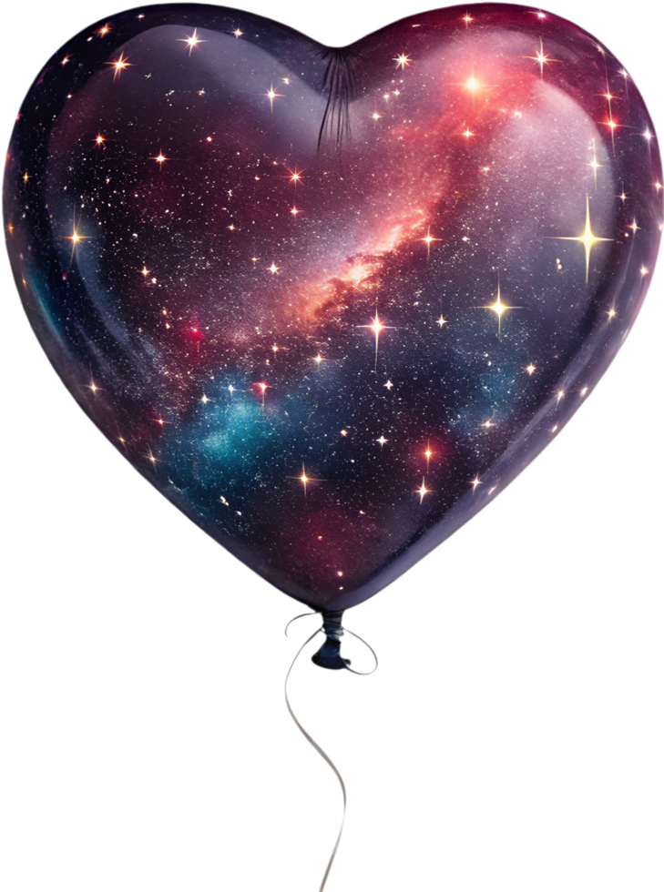 Celebrate love s tender embrace with romantic heart-shaped balloons. . png