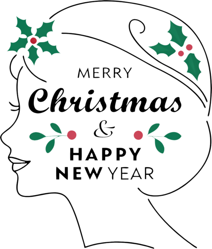 Holly berries add sparkle to Christmas season decoration elegance. . png