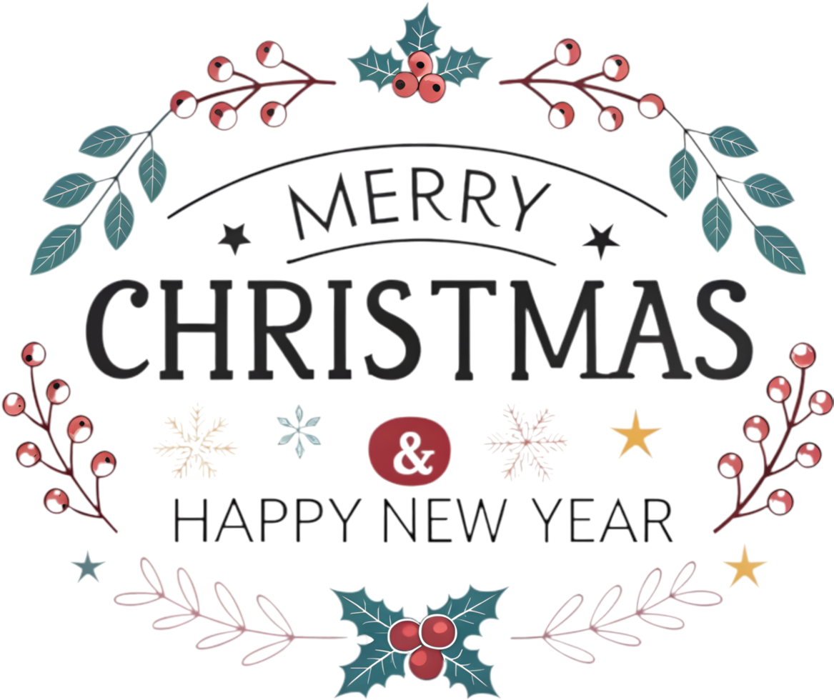 Holly berries enhance elegant Christmas season sparkling decor celebrations. . png
