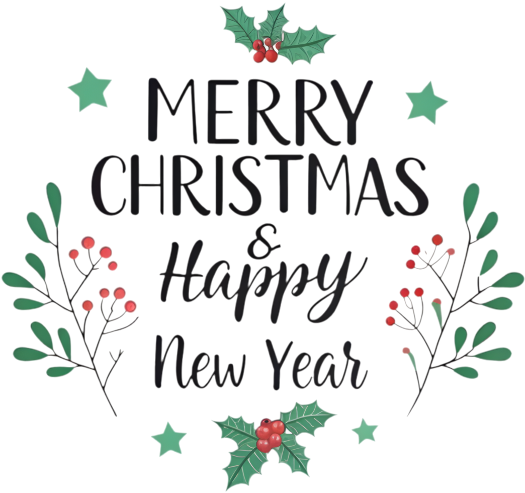 Holly berries and sparkle capture the joy of Christmas. . png
