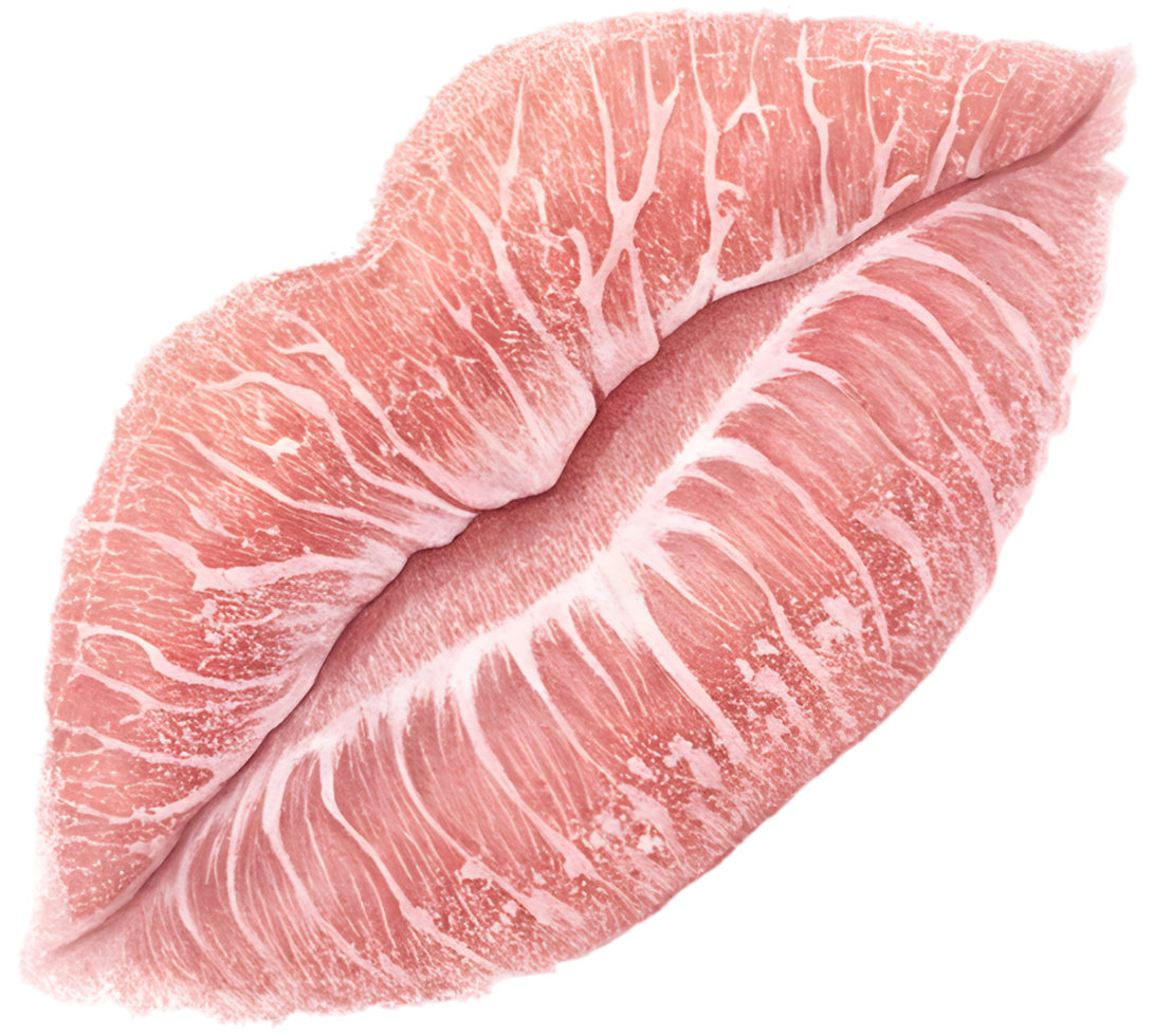 Celebrate intimate affection with a kiss mark of vibrant color. . png