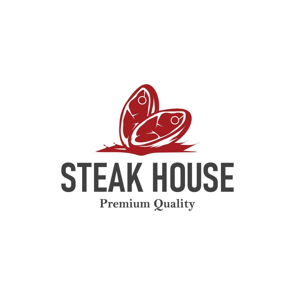 fresh meat logo design vector