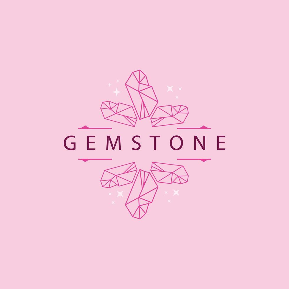 Gemstone Logo Design vector