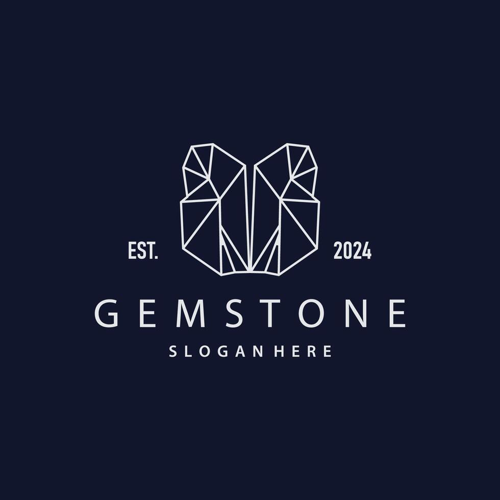 Gemstone Logo Template vector