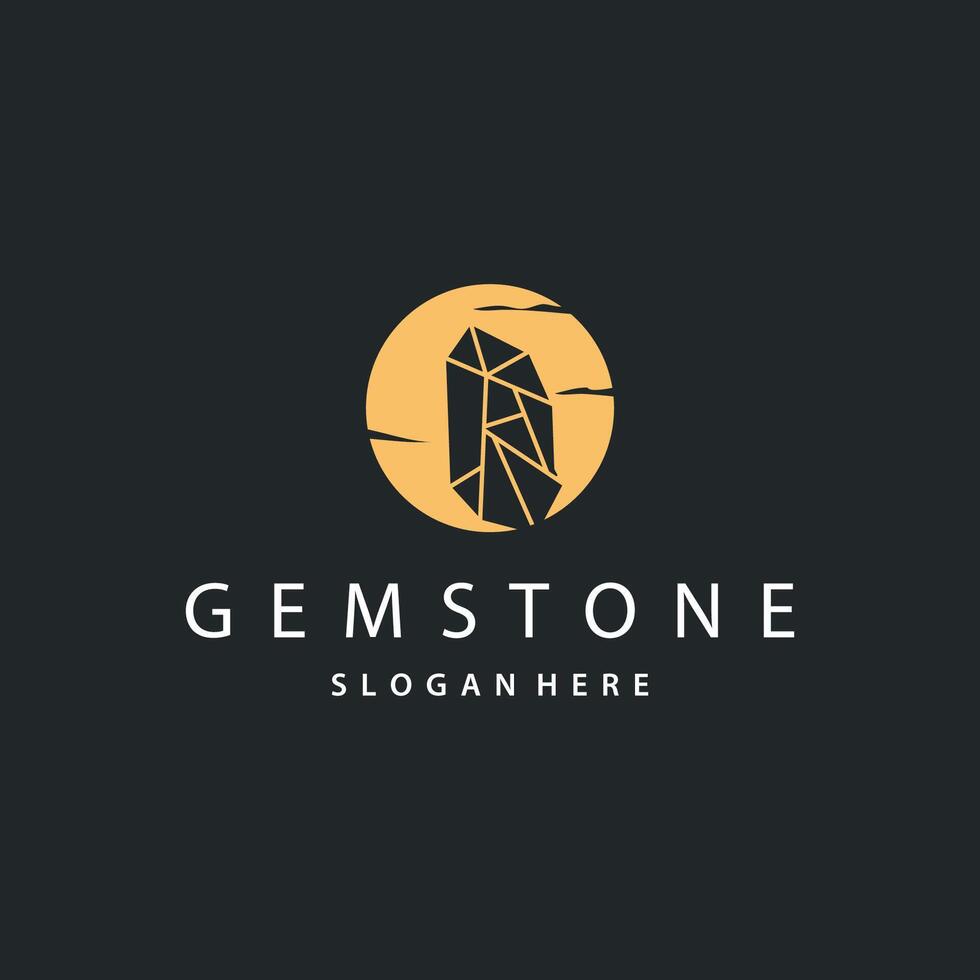 Gemstone Logo Illustration vector