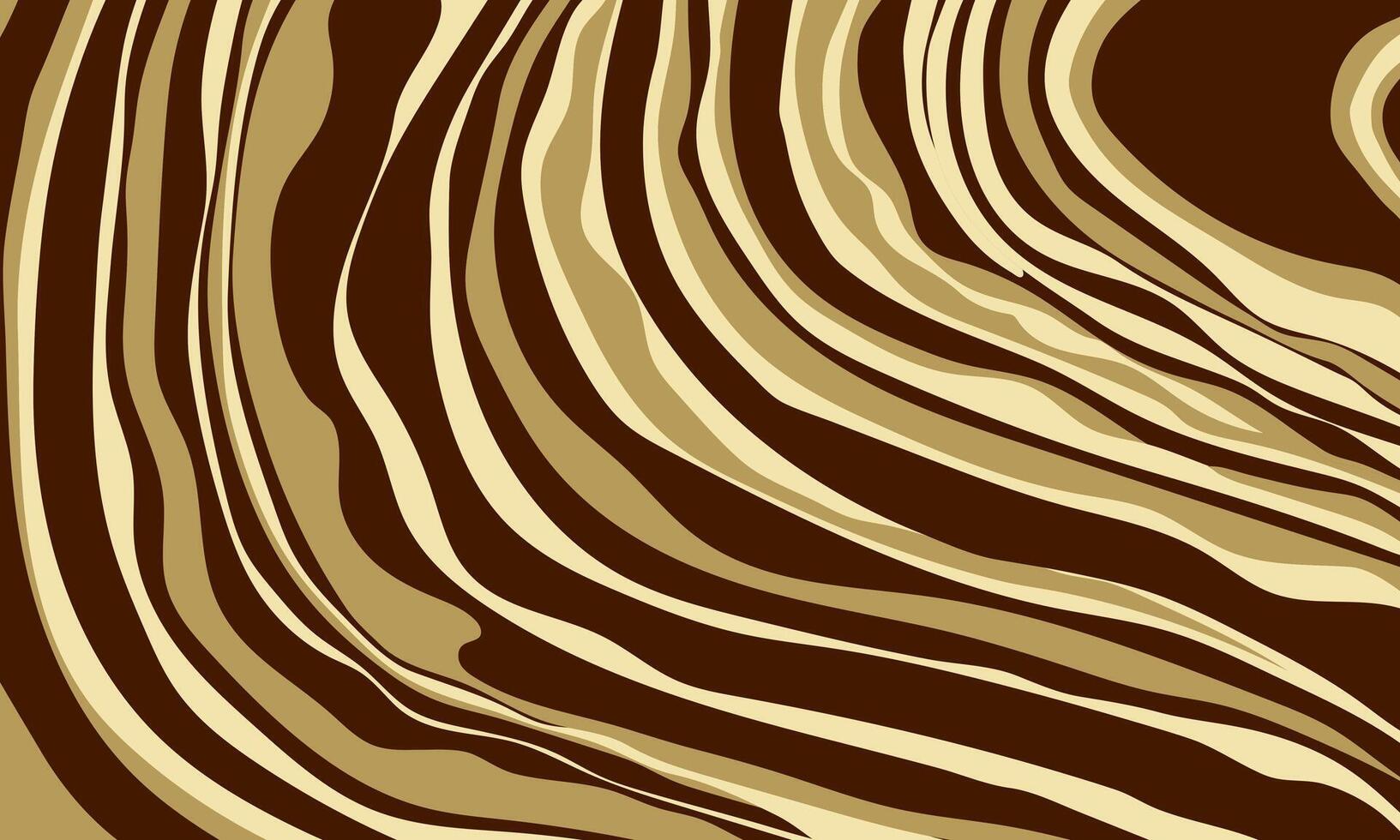 Abstract wavy line pattern curve dark brown background. stripes line. vector