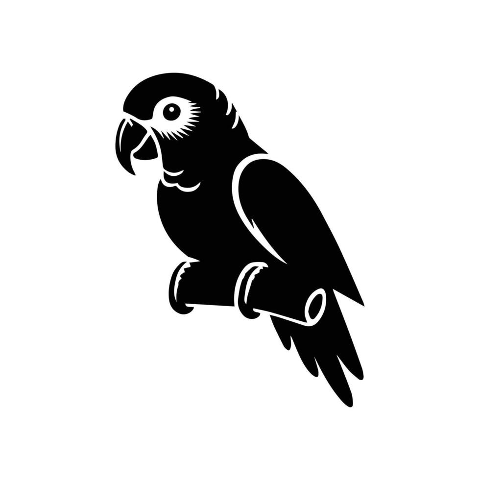 Macaw bird Icon on White Background - Simple Illustration vector