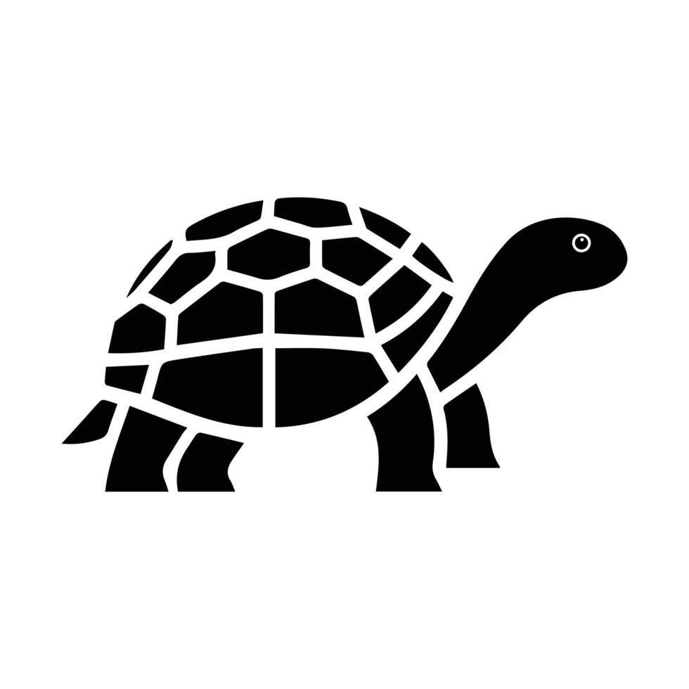 full item turtle silhouette illustration vector