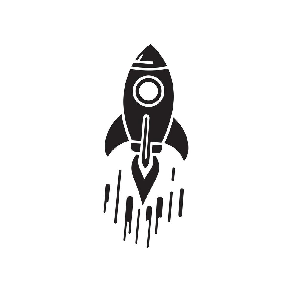 startup icon isolated sign symbol illustration - high quality black style icons vector