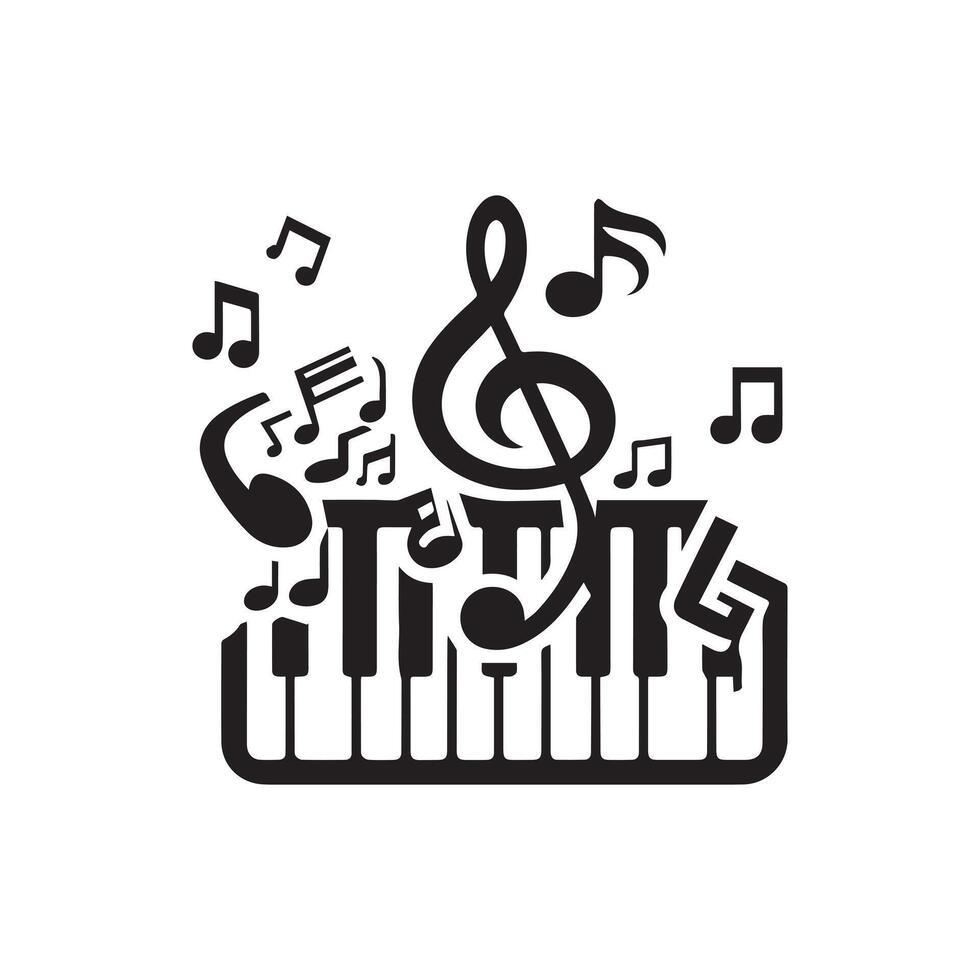 Music sign , Tone music icon, Note music icon, Music notes wave, Curve musical signs vector