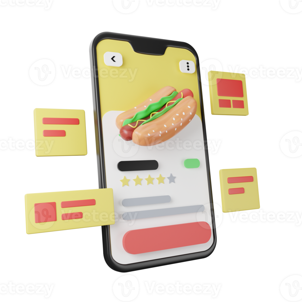 Mobile app for restaurant ordering png
