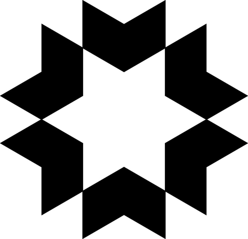 Geometric element for logo decoration vector
