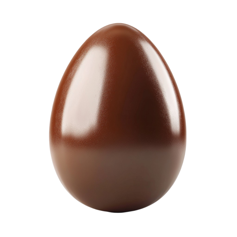 Chocolate Easter Egg on Transparent Background png
