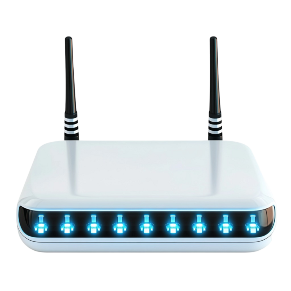 A Futuristic Wi-Fi Router png