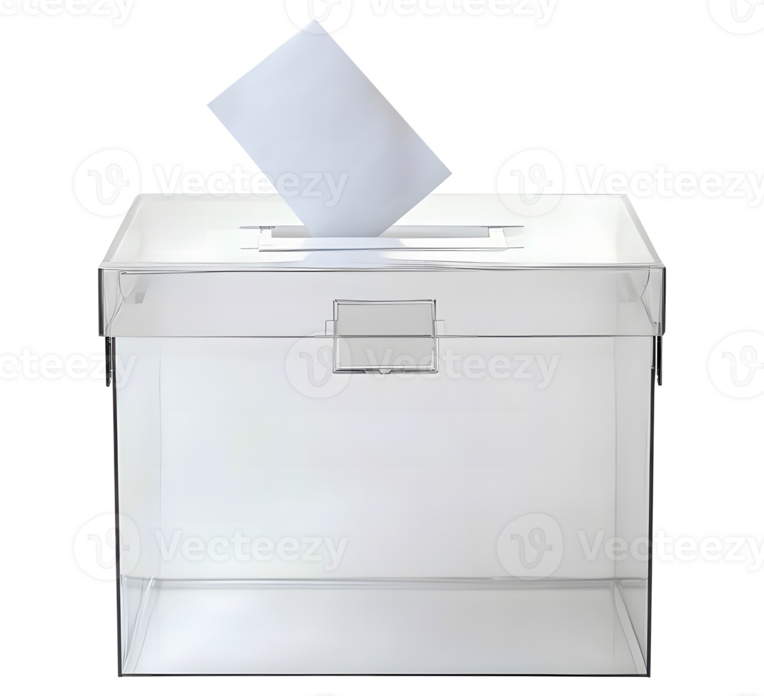 Ballot box voting box polling box election box transparent background png