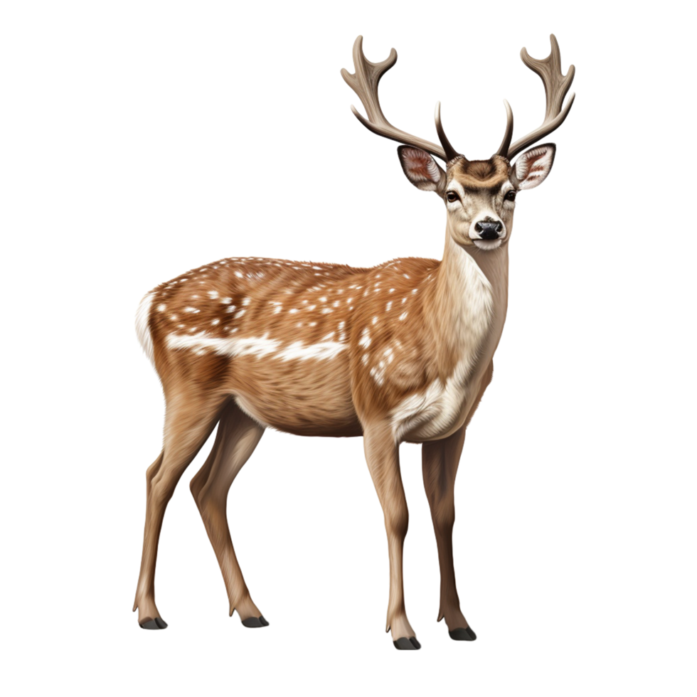 Elegant Deer Design for Seasonal and Wildlife Projects png