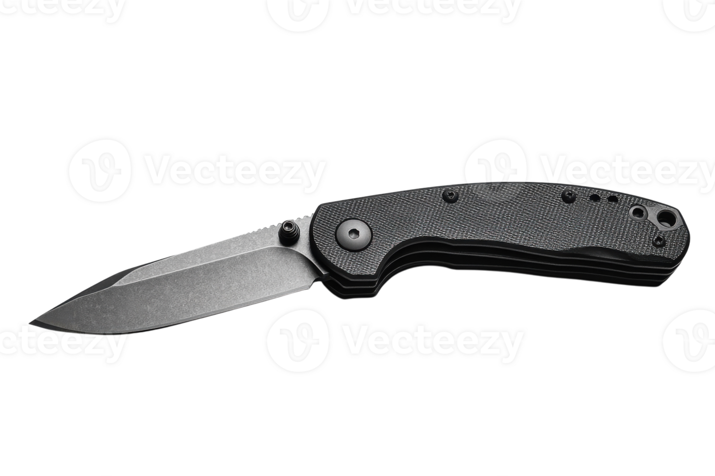 High-quality folding knife on a plain background showcasing its sleek design and sharp blade features png