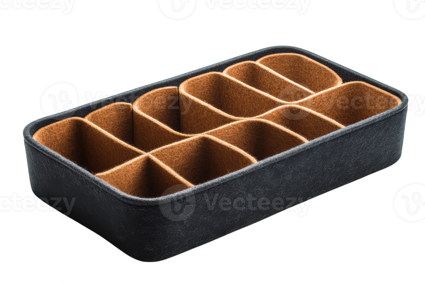 Stylish and functional felt organizer for home or office use to keep items tidy and accessible without clutter png