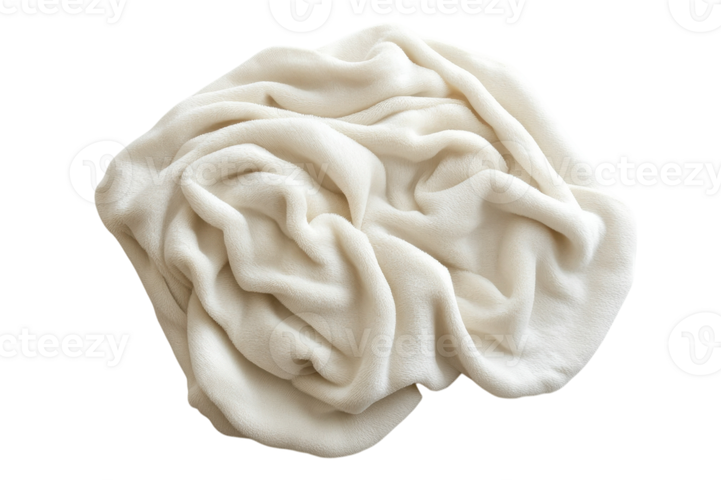Soft white fabric draped elegantly on a light surface showcasing its texture and flow png