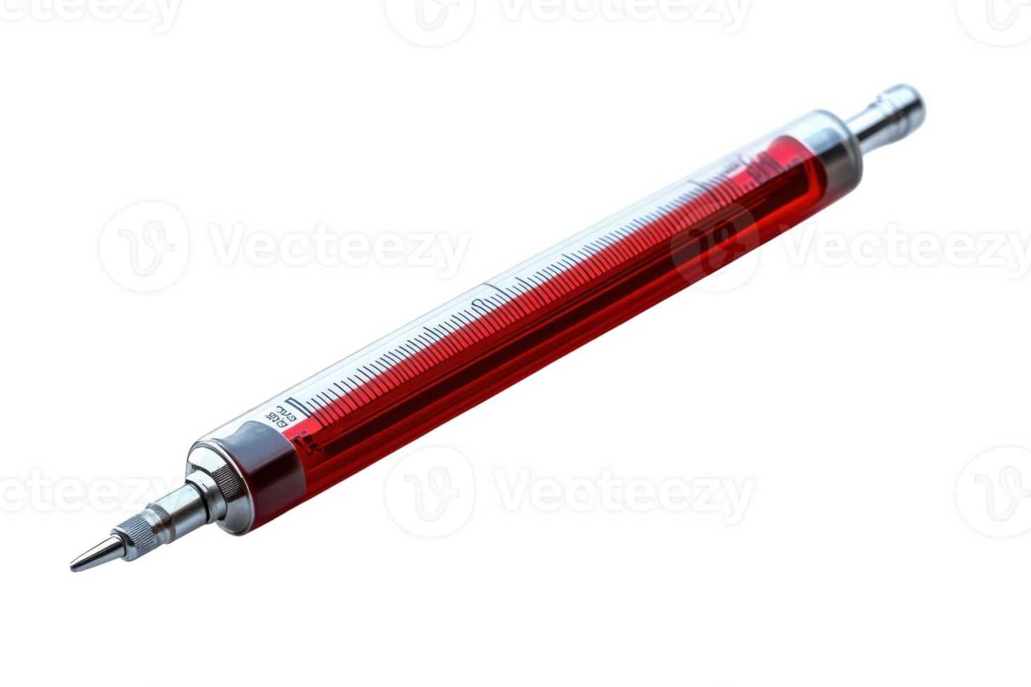 Unique tool featuring a red liquid gauge ideal for precise measurements in various applications png